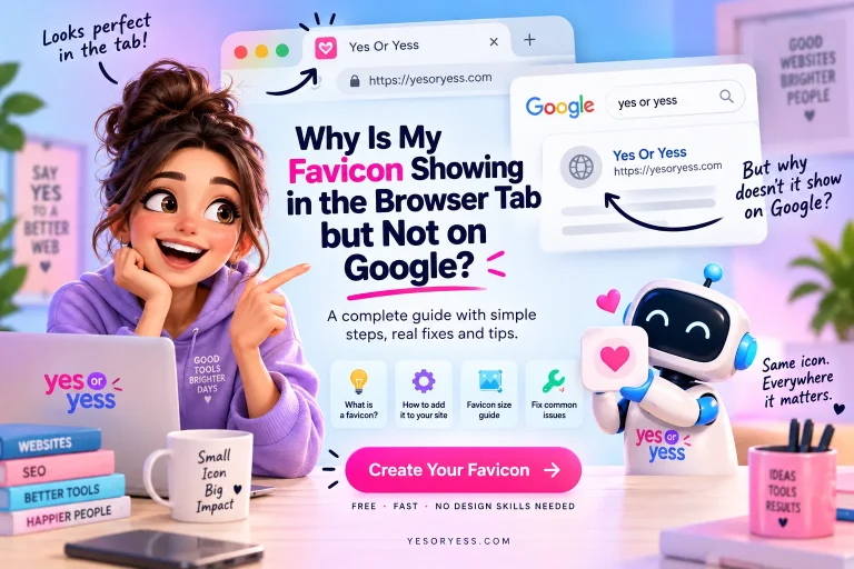Why Is My Favicon Showing in the Browser Tab but Not on Google Search?