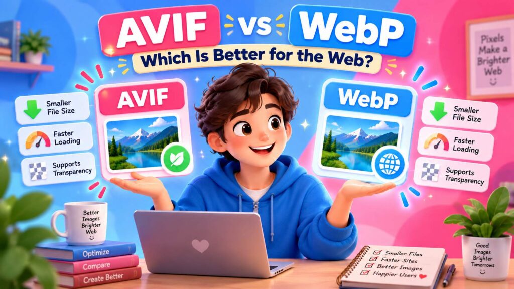 AVIF vs WebP: Which Is Better for the Web? guide illustration