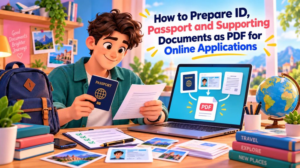 How to Put the Front and Back of an ID on One PDF Page guide illustration